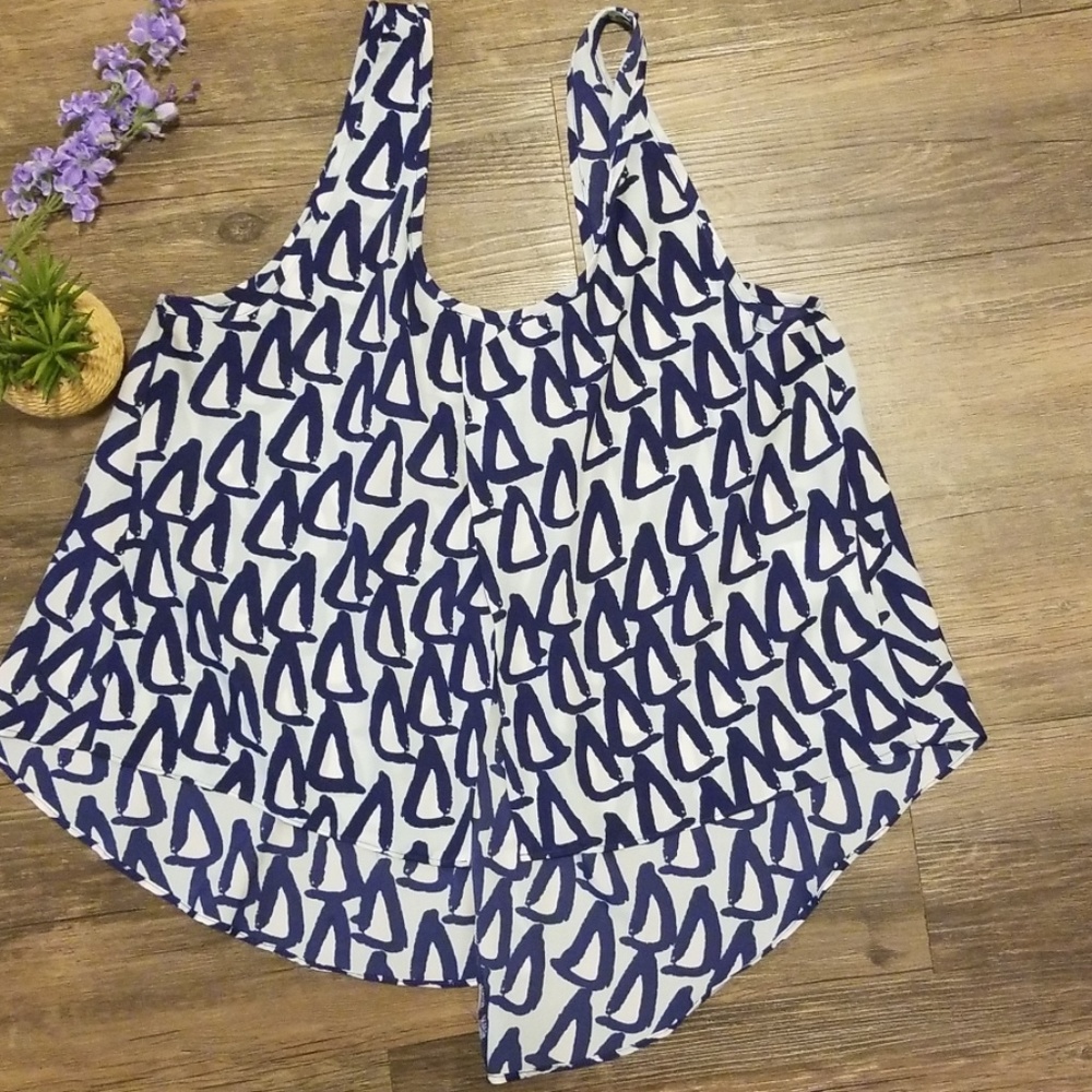 Bcbg generation open back top with gathers